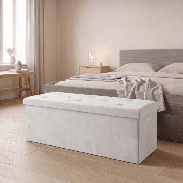 Premium Diamond Pattern Storage Box - Grey