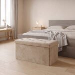 Premium Diamond Pattern Storage Box - Mink