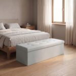 Elegant Leather Storage Box with Lid – Natural