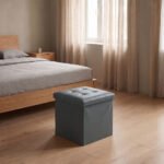 Elegant Leather Storage Box with Lid – Natural