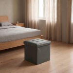 Elegant Leather Storage Box with Lid – Chocolate