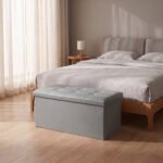 Elegant Leather Storage Box with Lid – Natural