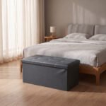 Elegant Leather Storage Box with Lid – Chocolate