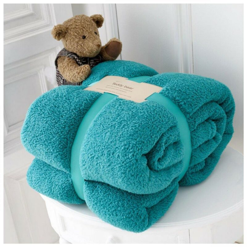 31084167 teddy collection throw 150x200 teal 1 1