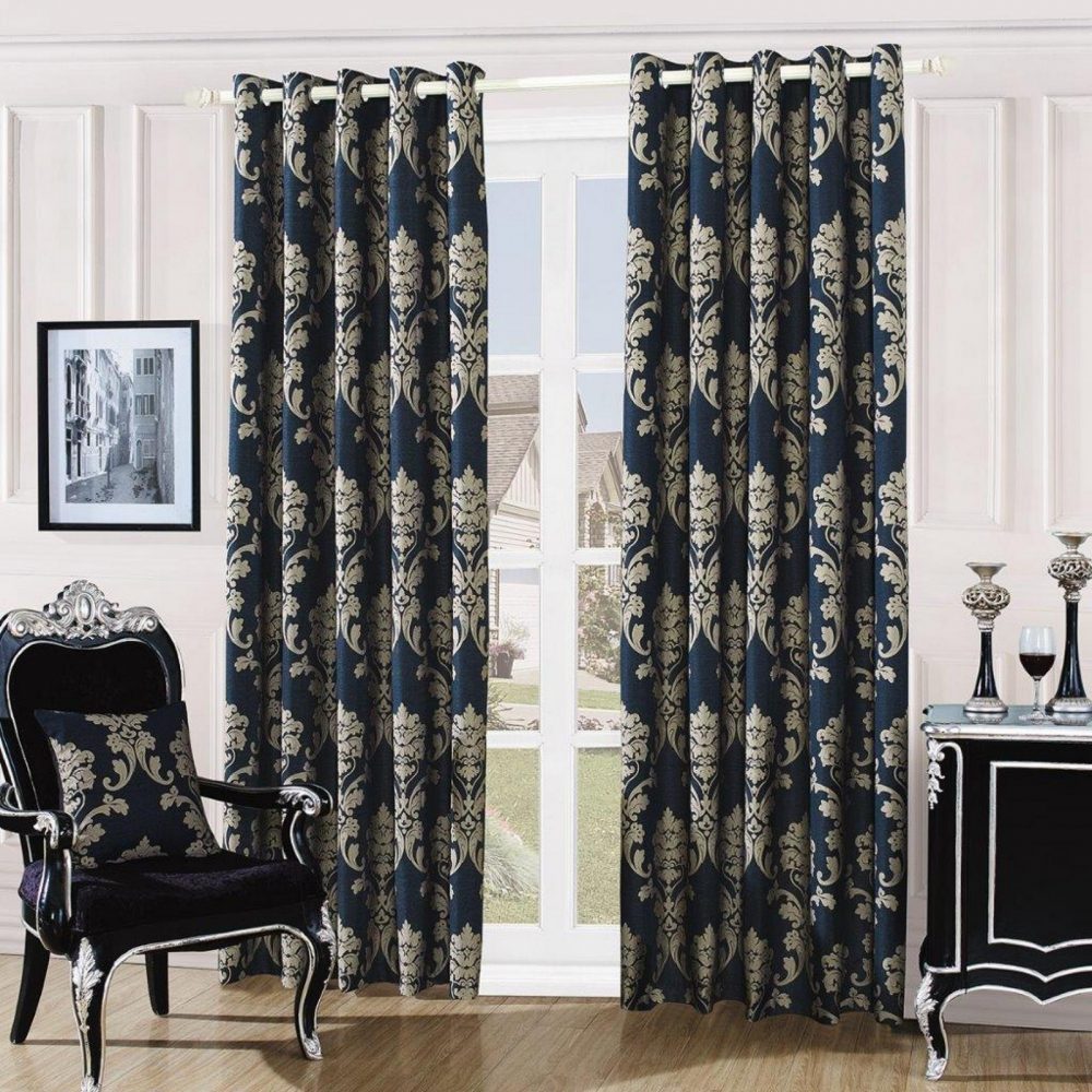 31087403 damask embossed curtains 66x72 black mink 1 2