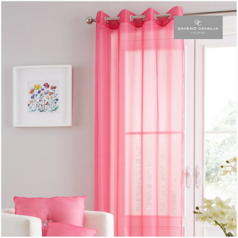 31125747 swiss v pile panel curtain 55x90 fuchsia 1 1