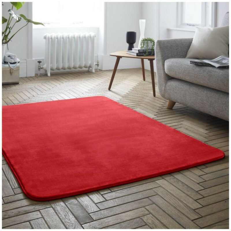 31136439 velvet touch rugs 60x110 red 6439 1 1