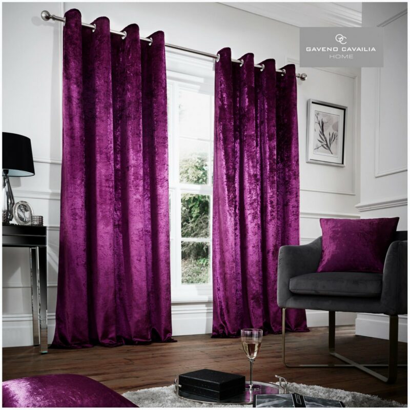 31148814 velvet curtain 66x72 aubergine 1 2