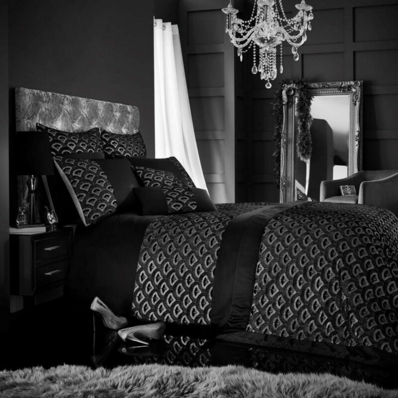 31167686 tessella cushion cover 30x50 black 1 2