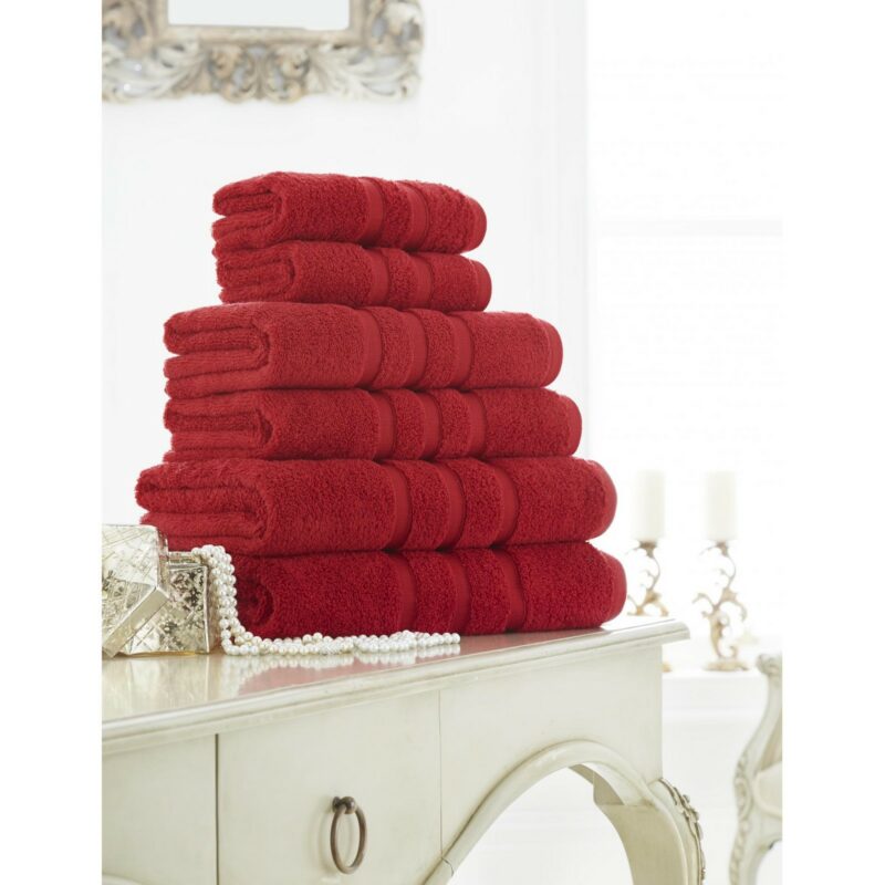 41108528 zero twist bath towel red 1