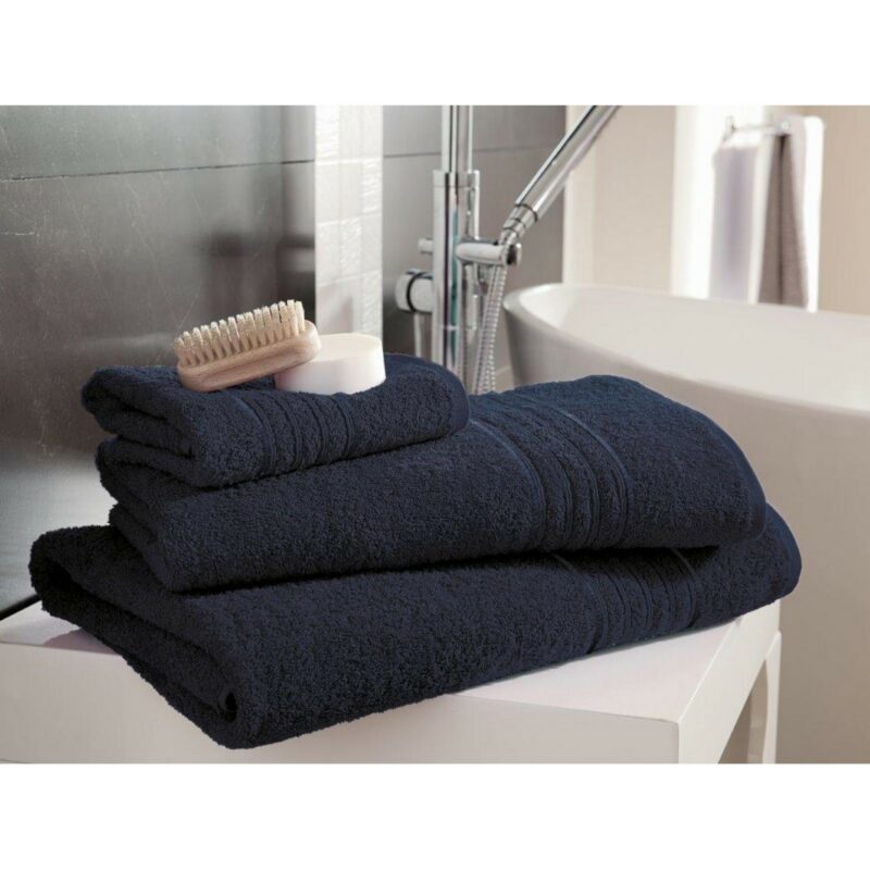 41148425 bath sheet hampton navy 1