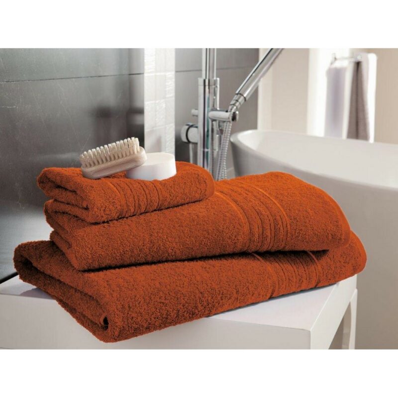 41148609 jumbo bath sheet hampton orange 1