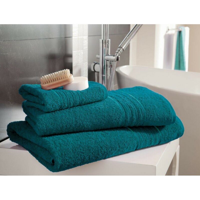 41148647 jumbo bath sheet hampton teal 1