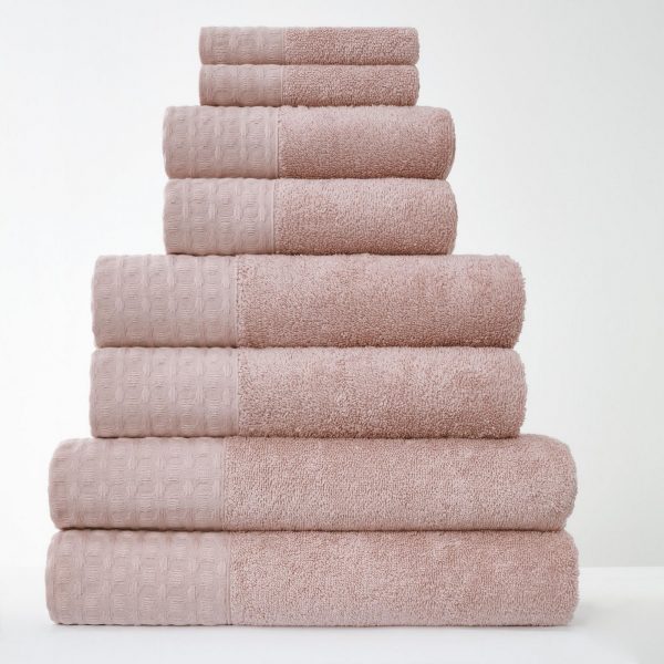 41374268 8pk waffle towel bale blush pink 1