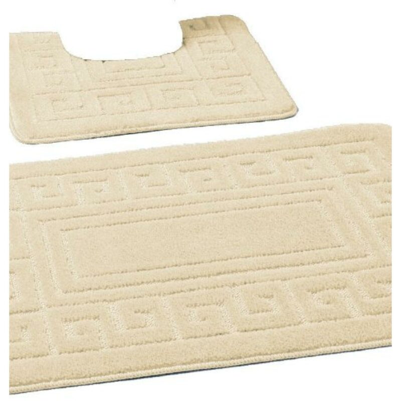 42070108 2pc hanger pack greek bath mat cream 15 pcs 1 3