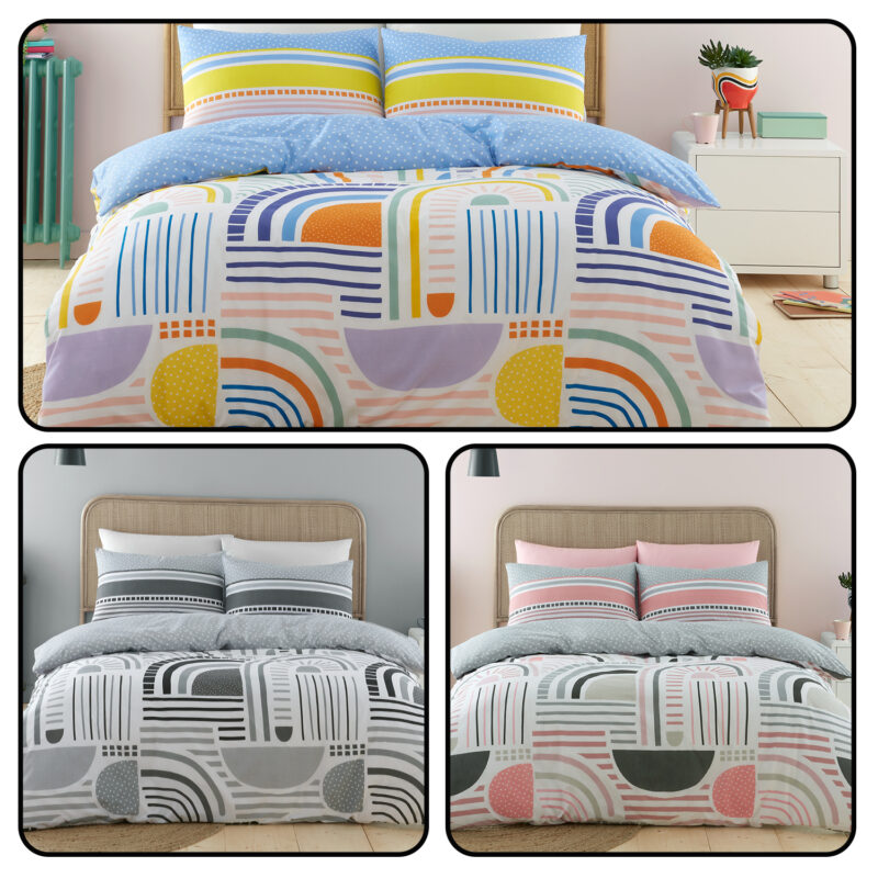 Happy Rainbow Duvet Set