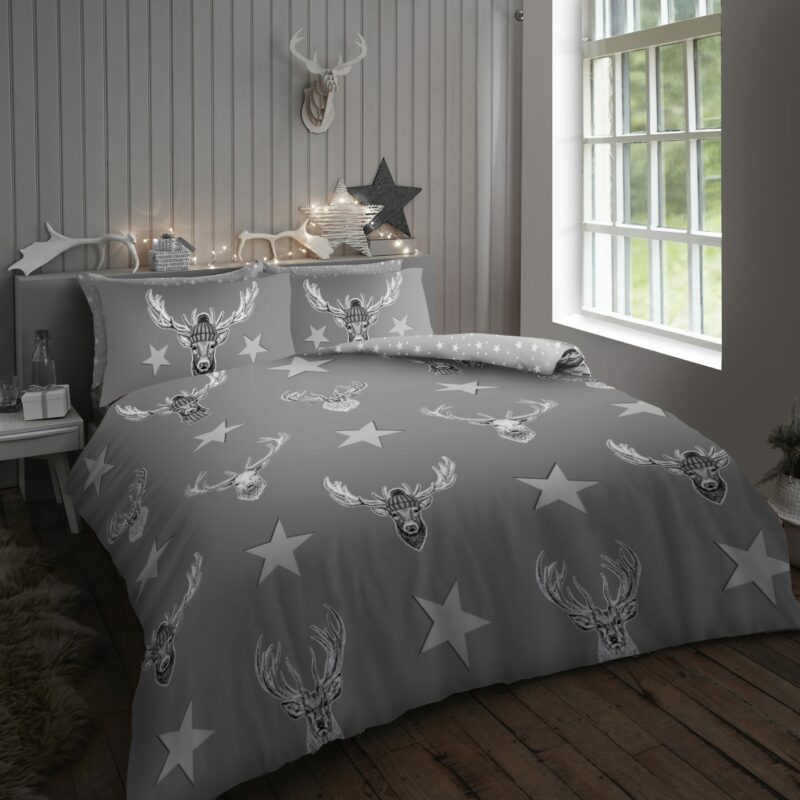 Soul Star Stag Printed Duvet Set