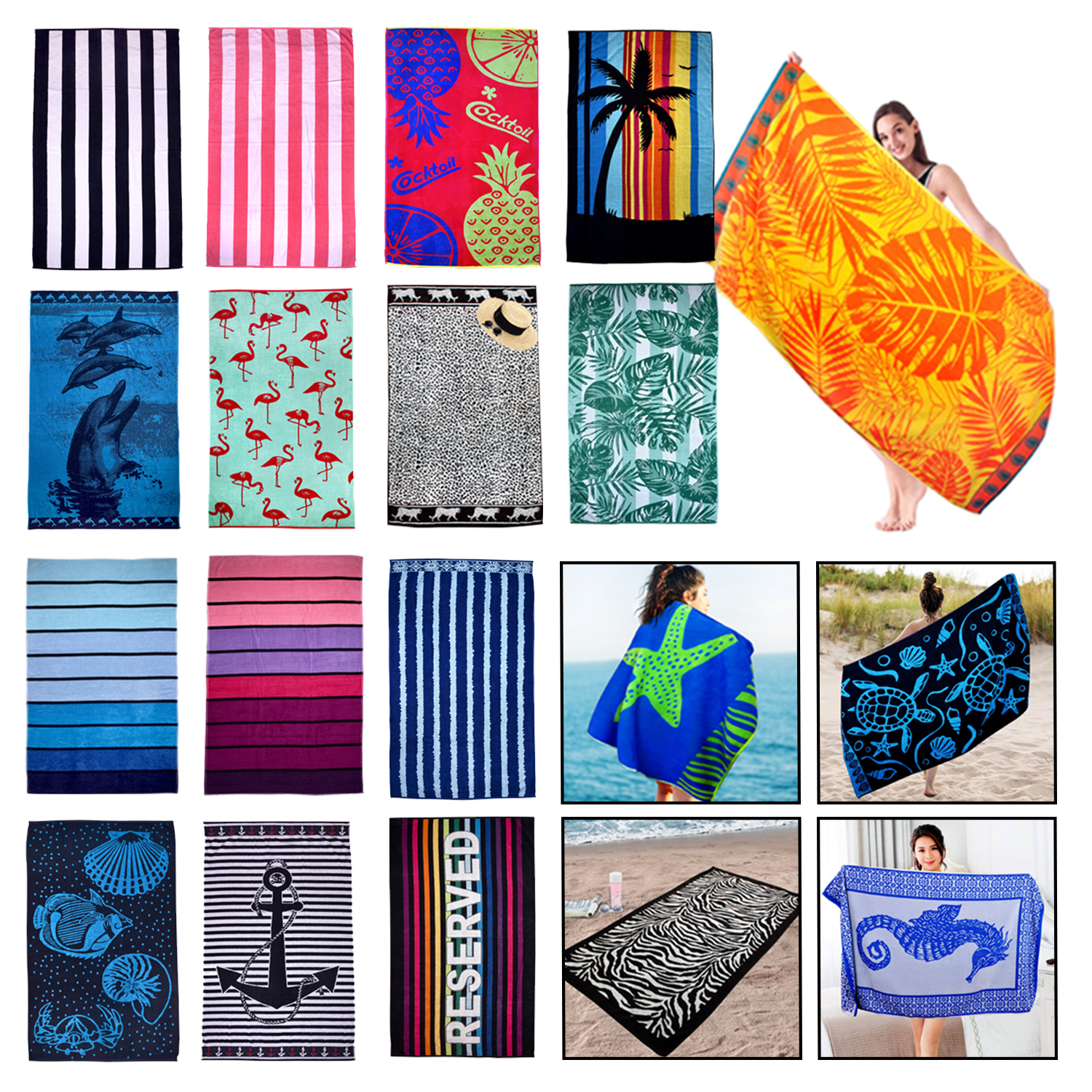 Where to find clearance beach towels